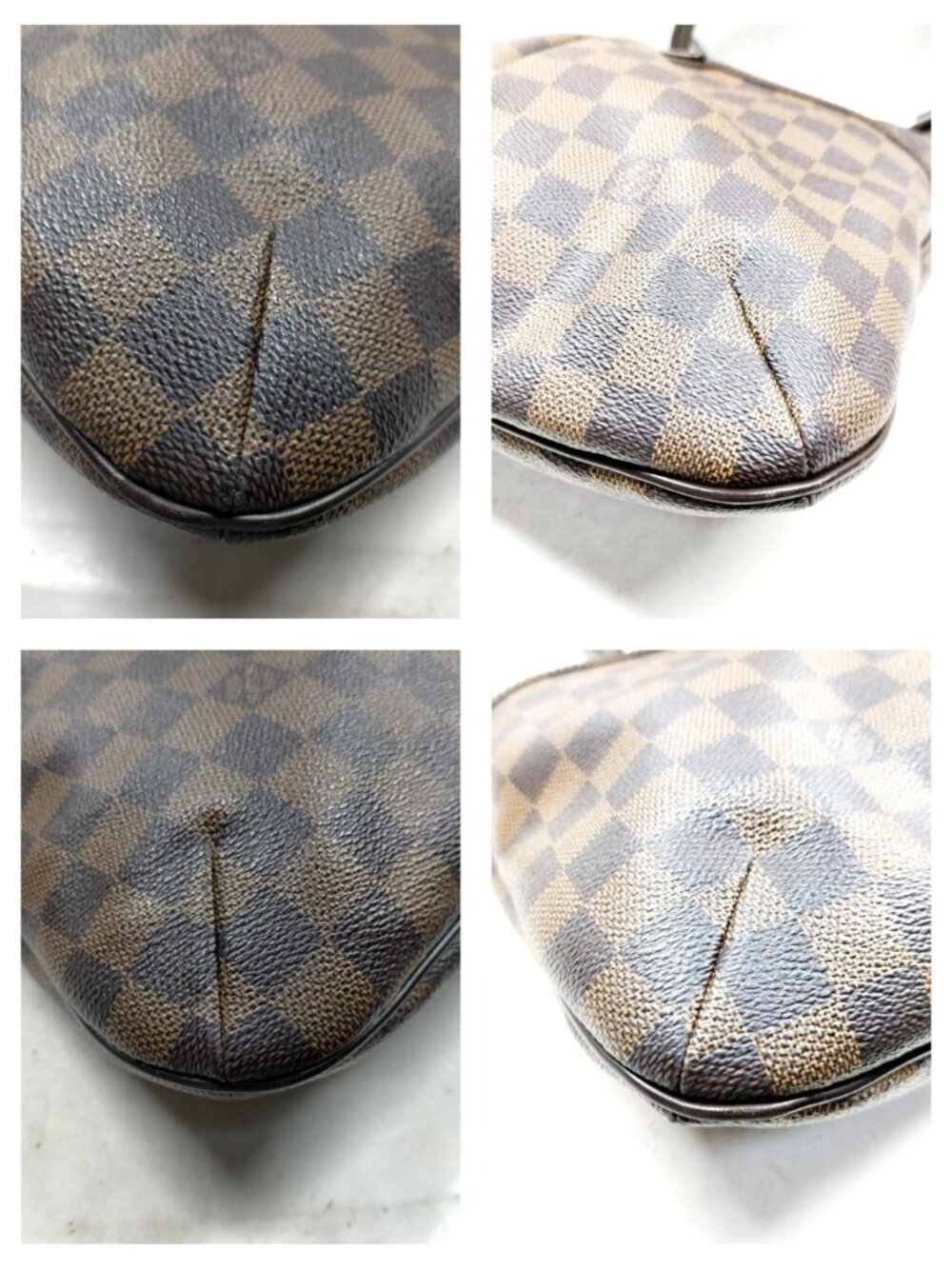 Authentic Louis Vuitton Bloomsbury PM Damier Ebene Crossbody Shoulder Bag - Picture 8 of 16